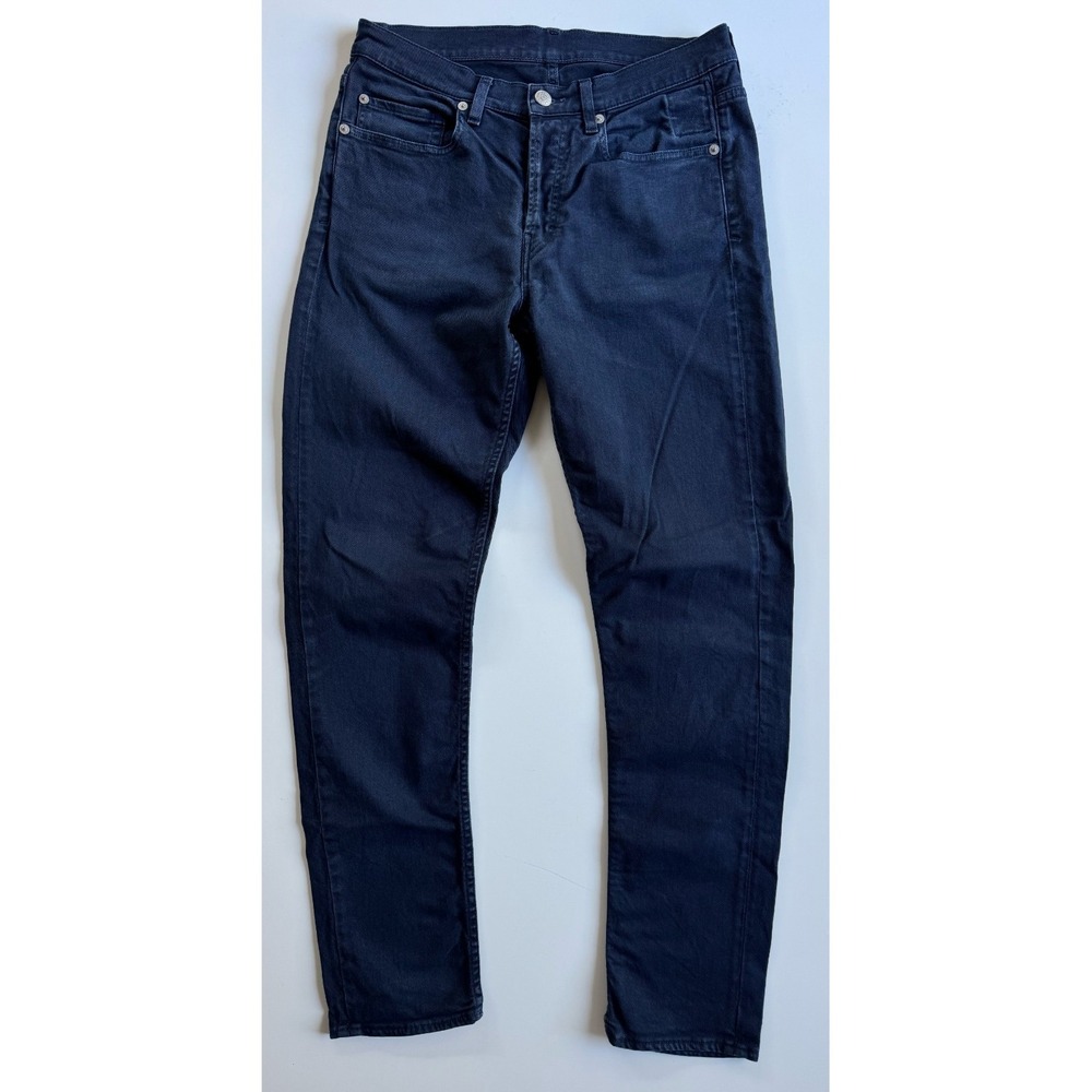 ZADIG & VOLTAIRE Button Fly Mens 29 (28x28) Denim Blue Made in‎ Italy Dark Wash
